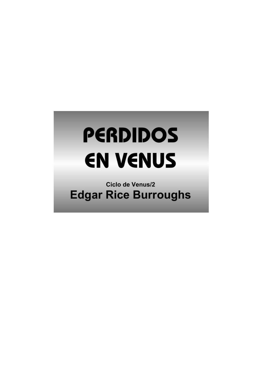 Portada de Perdidos en Venus